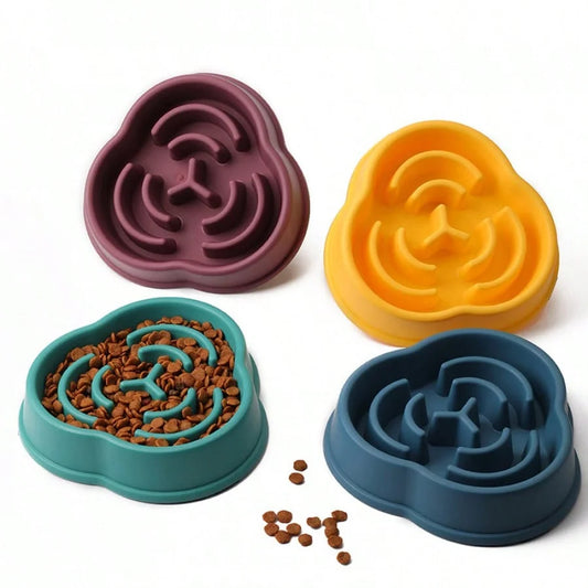 Gamelle Slow Food pour chien – Antidéglutition – Plastique alimentaire